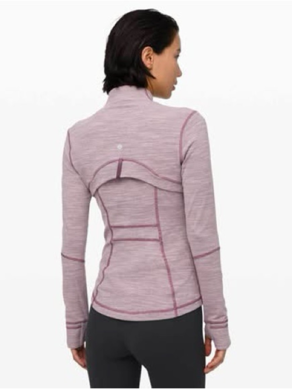 Lululemon Define Jacket Size 6 Luon Frosted Mulberry Black Currant
